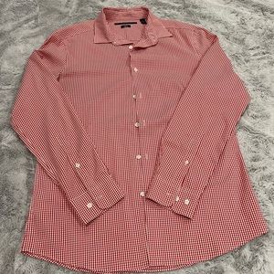 Red & White checker shirt - Size M